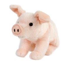 Kuscheltier Schwein Schweinchen Ferkel Glücksschwein 22 cm rosa Plüschtier