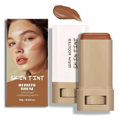 Skin Tint Beauty Balm Solid Tinted Moisturizing Serum Medium Shade 18g Color#5