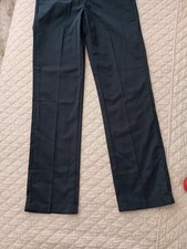 Dickies Boys Size 16 Slim Fit Navy Straight Leg Twill Pants School Uniform NWT