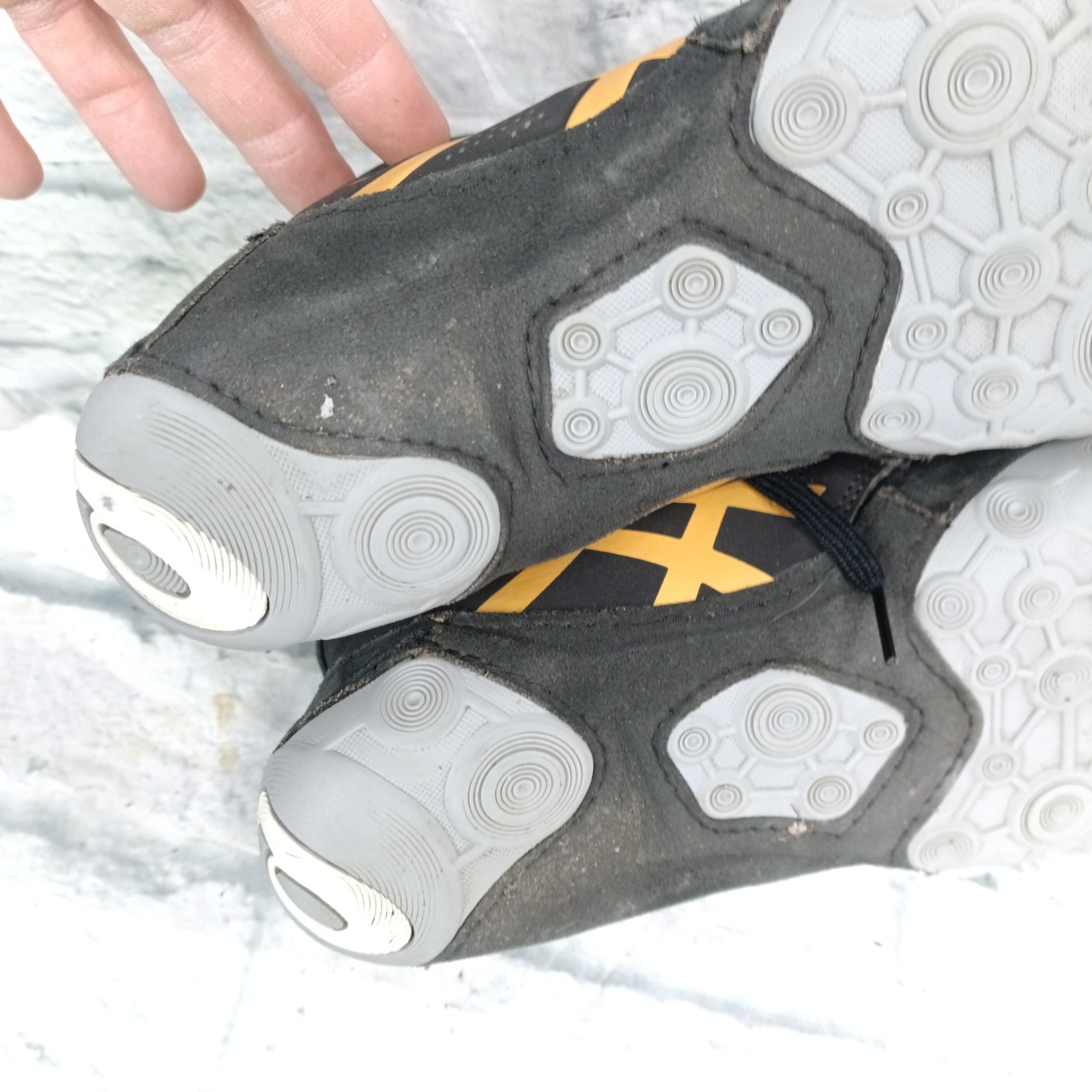 Asics Dan Gable Evo 2 Rare Wrestling Shoes Size 8  Black  s8 thumbnail 8