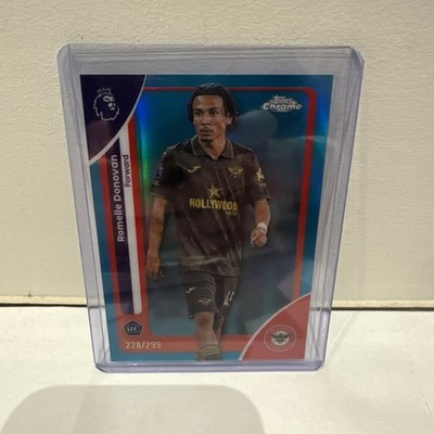 Topps Chrome Premier League Romelle Donovan Brentford /299