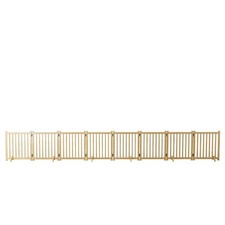 Wooden Freestanding Dog Gates for The House,Dog Gates for Doorways,