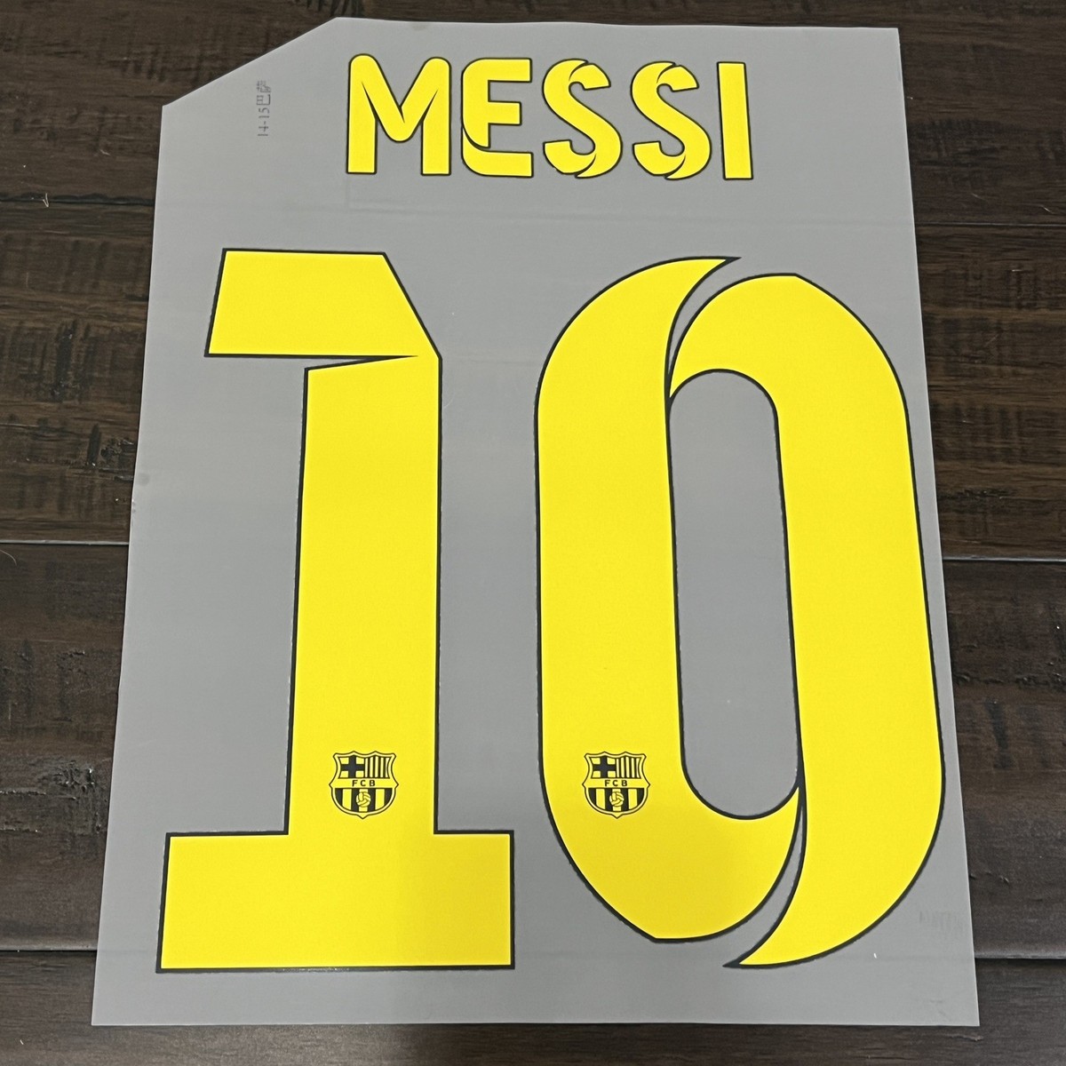 2014-15 MESSI Home Barcelona Nameset Name Number Champions League