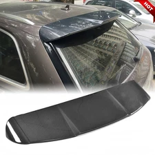 Rear Roof Spoiler Trunk Wing For Audi Q7 SQ7 SLINE 2016-2018 Real Carbon Fiber