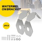 For Truck Universal Watermelon Light Under Glow Frame Bracket Stainless Steel