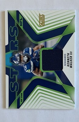 2025 Panini Score Stars of the NFL Kenneth Walker III #SNJ-KWR Memorabilia Card