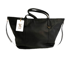 Hobo Kingston Tote Bag Black Leather Small NWT $298 Pebbled Soft Handbag