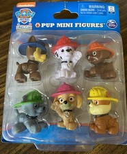 PAW PATROL ULTIMATE RESCUE 6 PUP MINI FIGURES 2 Inch Spin Master NIB 3