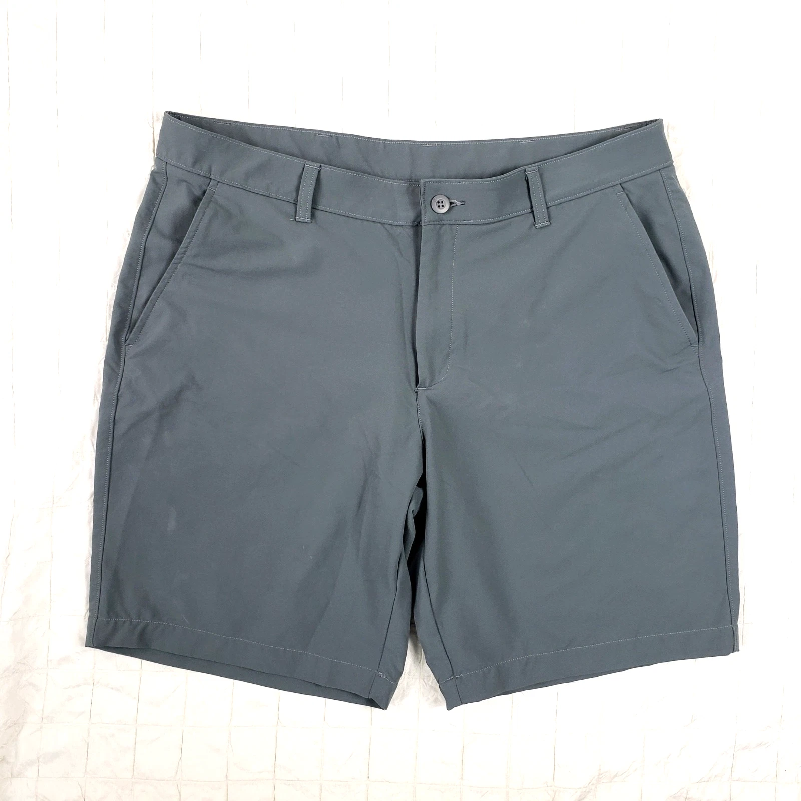 Under Armour UA Performance Match Play Golf Shorts MENS 40 x 10" Ins Gray CLEAN
