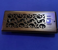 Super Quiet Register Booster Fan for 4" x 12" Register Holes, Smart Register...