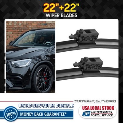 22''+22'' Windshield Wiper Blade for Mercedes-Benz C250 2016-2018 C350e 2016-2018