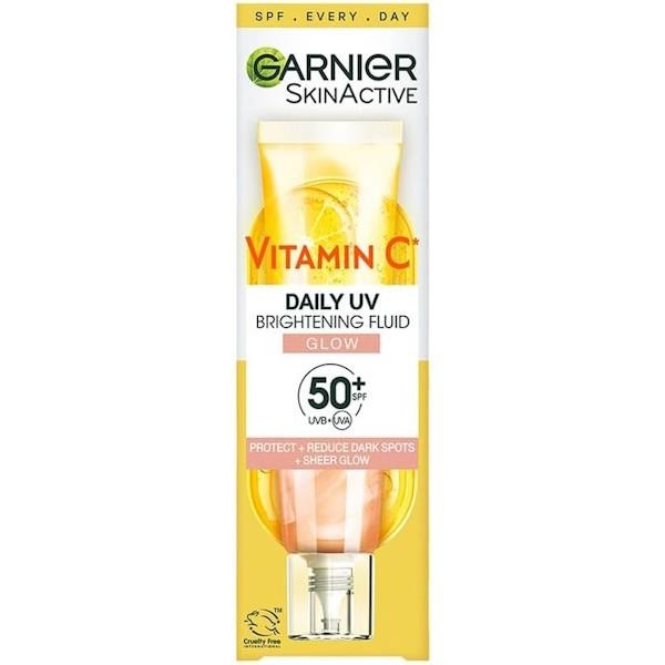 Garnier Skin Active Vitamin C Daily UV Brightening Fluid Glow SPF50+ 40ml