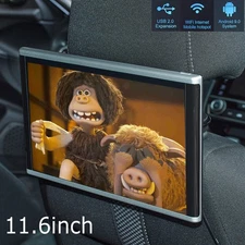 11.6" Car Headrest Monitor Back Seat Touch Screen USB Wifi Bluetooth Android 9.0