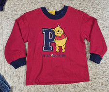 Vtg Y2K 2000s Winnie the Pooh Silly Old Bear Kids 3T Long Sleeve Crewneck Shirt
