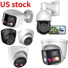 US Stock 4MP 8MP POE Security Valucam IP Camera 2.8mm White & Black Lot