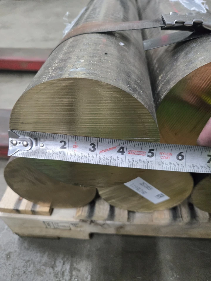 5" diameter, 863 Manganese Bronze Round Bar - with certs - Made in U.S.A. - Image 4 of 4