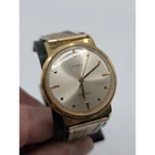 Vintage Timex Electric West Germany Gold Tone Champagne Dial Expansion Watch