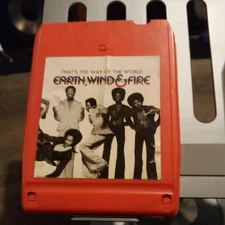 Earth Wind & Fire Way of the World vintage 8 track SOUL VTG needs new splice