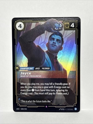 Jayce Man of Progress 084/221 - English Riftbound TCG: Spiritforged 