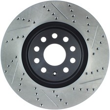 StopTech 127.33144L Front Left Drilled Brake Rotor for 2014-19 S3 / 12-17 VW CC