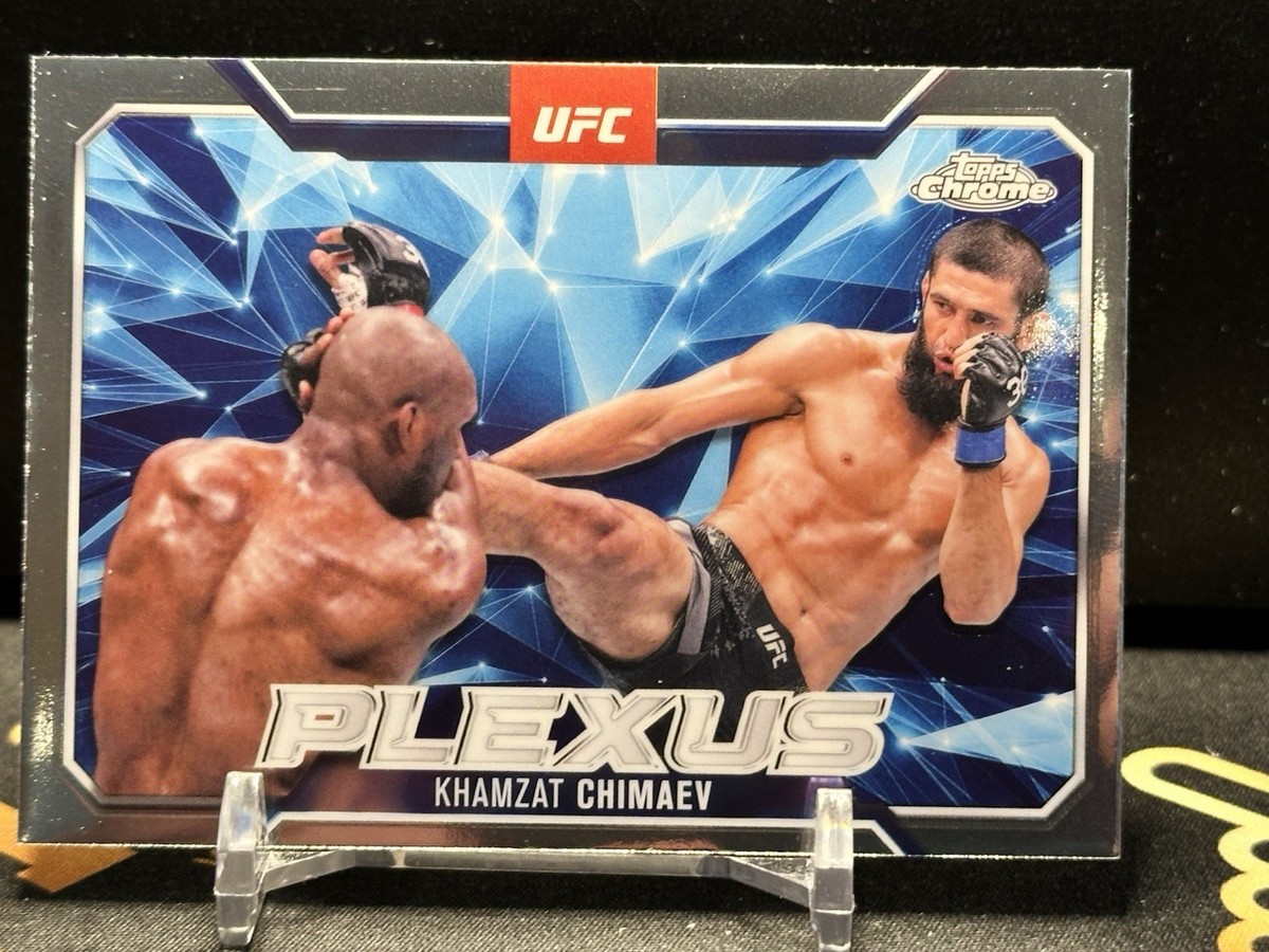 Topps Chrome UFC 2025 Khamzat Chimaev - Plexus Refractor PLX-9 | eBay
