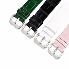 Watch Strap Band Genuine Leather 12 14 16 18 20 22mm Men's Two-Piece Ultra-thin