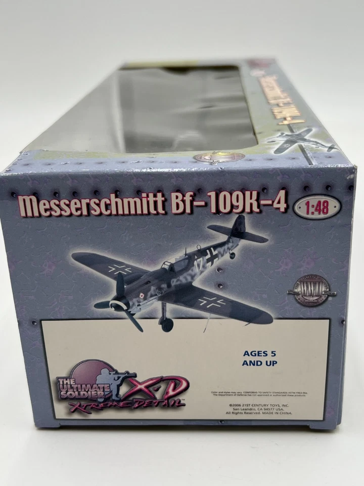 21st Century The Ultimate Soldier 1:48 WWII German Messerschmitt Bf-109K-4 NIB - Image 3 of 4