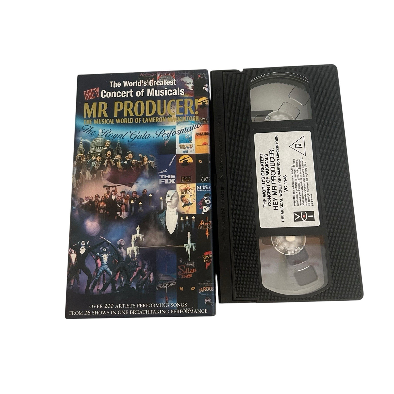 Hey Mr Producer VHS Tape The Musical World Of Cameron Mackintosh (1999)
