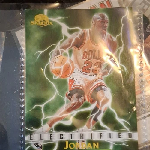 1995-96 SkyBox Electrified Michael Jordan Chicago Bulls #278 Basketball Card