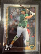 Nick Kurtz Topps 2025 Chrome Update  Rookie USC178 Athletics MLB Baseball