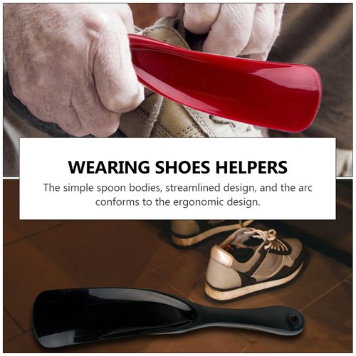 4Pcs Home Shoehorns Shoes Lifters Wearing Shoes Helpers Portable Shoes Lifters - Picture 4 of 12