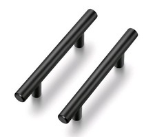 35 Pack 3 Inch Hole Center Cabinet Pulls - Matte Black