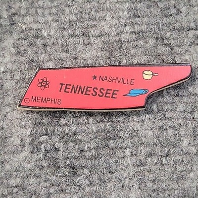 Tennessee REPLACEMENT STATE Small World Toys Wooden USA Map 1994 Puzzle #2560