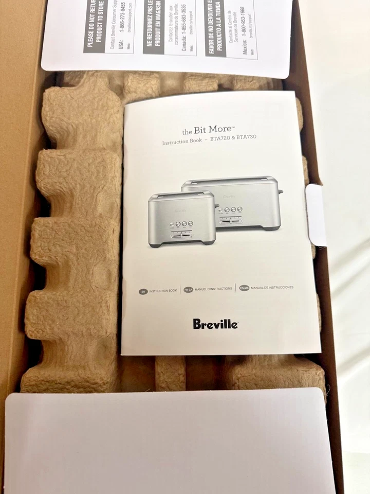 Breville BTA730XL Bit More Toaster 4 Slice, Brushed Stainless Steel - Image 3 of 4