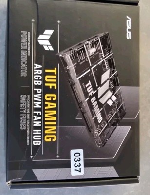 ASUS TUF Gaming ARGB PWM Fan Hub  Schwarz Lüftersteuerung Lüfter RGB