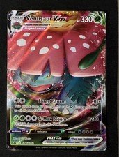 Carte promozionali Pokemon TCG Venusaur VMAX SWSH102 spada e scudo Holo Eng 330 HP