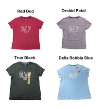 GAP Ladies Relaxed Fit Graphic Logo Crew Neck Short Sleeve Tee