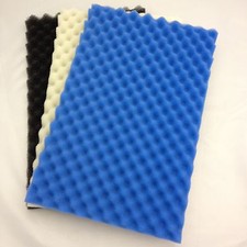3 PIECE FISH POND FOAM FILTER MEDIA SET - PROFILED - 17" x 11"