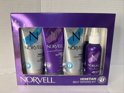 Norvell Venetian Self-Tanning Maintenance Kit, NORVELL 4 Piece *NEW*