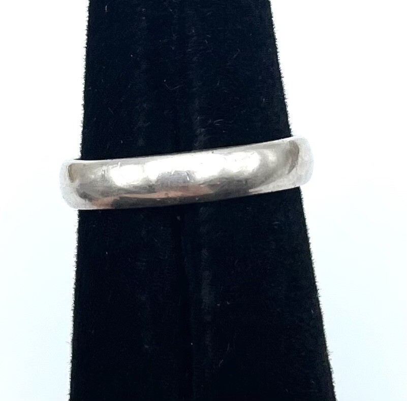 Sterling Silver Designer Signed Sj Ring Asymmetri… - image 5