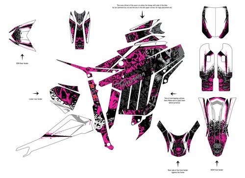 Graphics , Talaria Sting R Sticker Kit Decals Sting Vinyl Wrap MX Motorcross - Foto 6 di 9