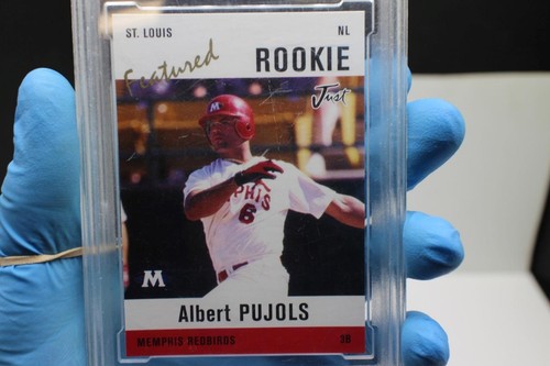 2004 JUST FEATURED PREVIEW ALBERT PUJOLS MEMPHIS REDBIRDS RC GEM MT 10 - Picture 4 of 8
