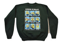 Despicable Me Minion Made Youth Girls Minion Academy Green Sweatshirt XL