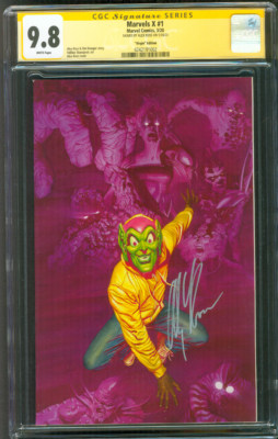 Marvels X 1 CGC SS 9.8 Green Goblin Alex Ross 1:200 Virgin Variant