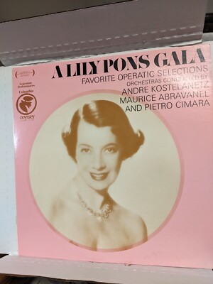 33 LP ~LILY PONS ''A LILY PONS GALA''  columbia/odyssey (NM-)