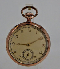 Offene Art Deco Herrentaschenuhr Favor Silber 1930 - TOPZUSTAND (100964)