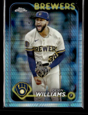 2024 Topps Chrome #103 Devin Williams Prism Refractor card