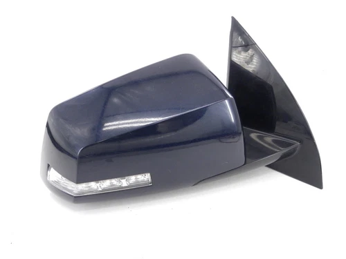 Dark Blue Right Passenger Side Power Fold Door Mirror for 07-08 Acadia Outlook