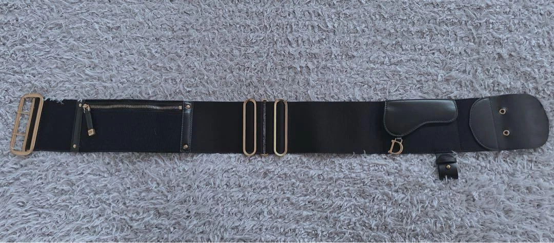 Ceinture pochette cuir selle croisière Dior 2023