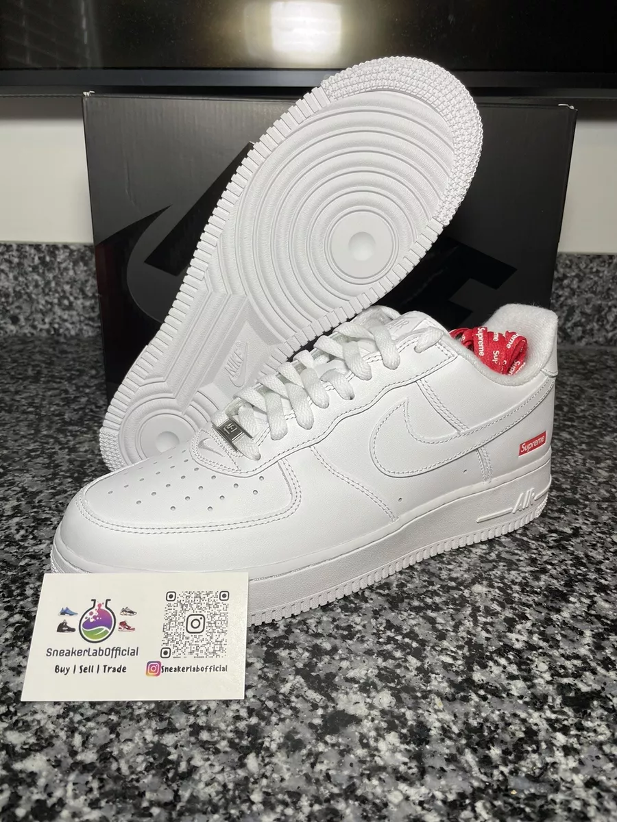 Nike Supreme Air Force 1 Low White (CU9225-100) Men's Sizes NEW